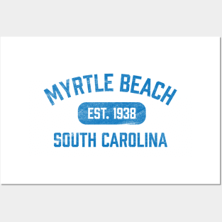 Myrtle Beach South Carolina vintage design Posters and Art